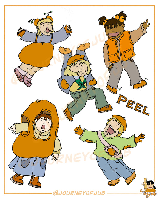 A-Peeling Cuties Edition Stickers